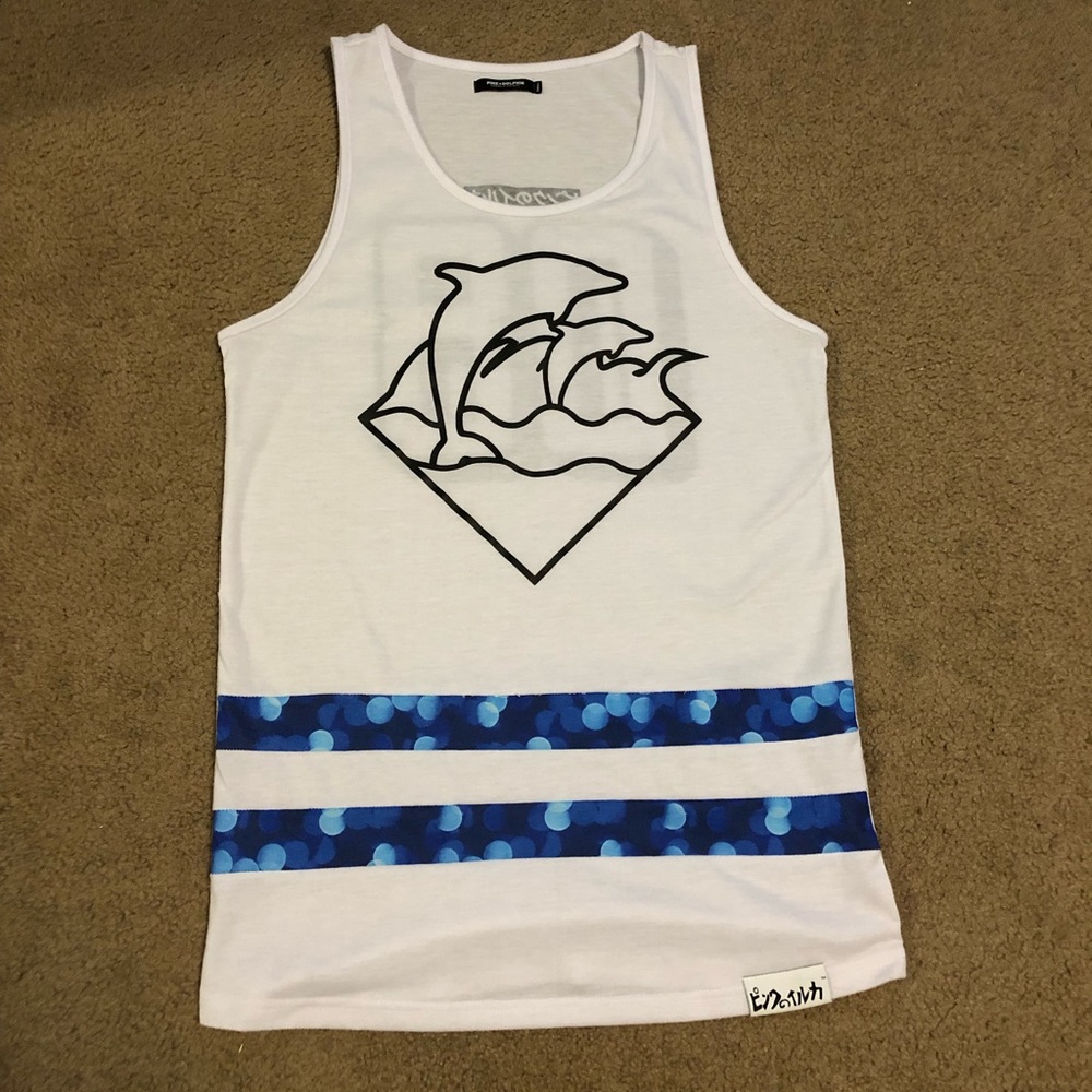 Pink dolphin tank top